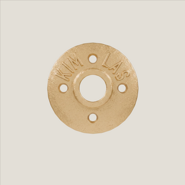 3/4" Plate – Gold | 4 Screw Holes