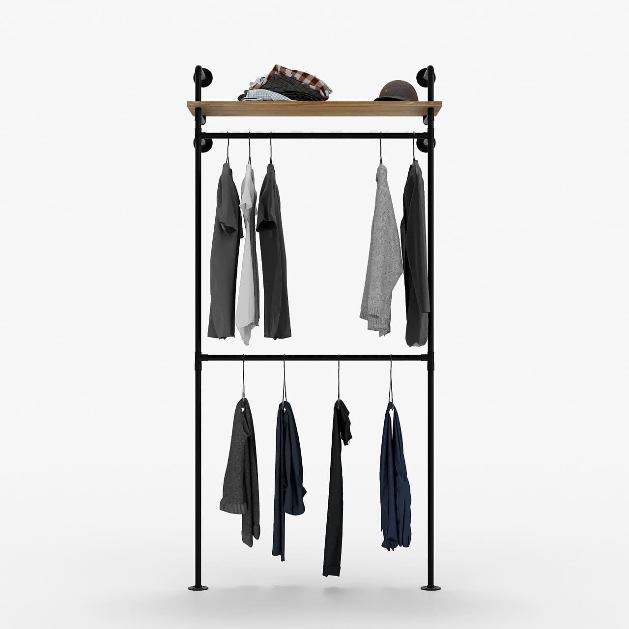 vand krone delvist Black clothing rack | pamo. – pamo. design