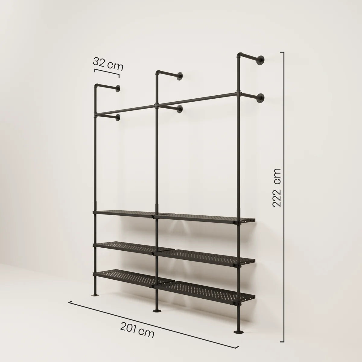 KIM 2 METAL – 6 étagères
