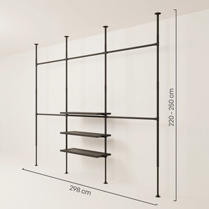 LOFT 3 METAL – 3 ripiani sotto