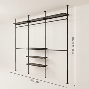 LOFT 3 METAL – 6 ripiani nella parte superiore