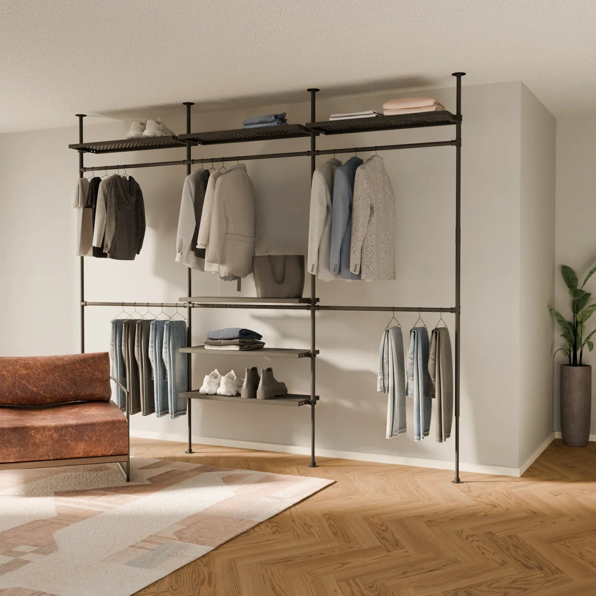 LOFT 3 METAL – 6 ripiani nella parte superiore