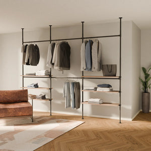 LOFT 3 OAK – 6 étagères en bas