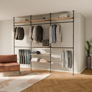 LOFT 3 OAK – 6 étagères en haut