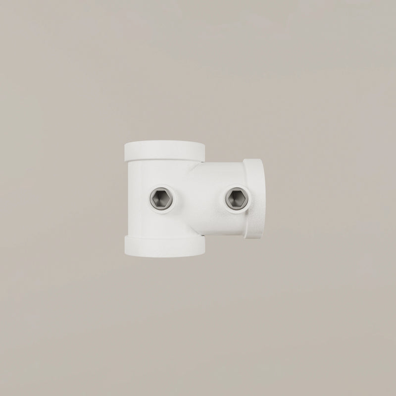 Morsetto a T 3/4” – Bianco