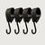 S-Haken – 4er Set | mit Gummischlaufe