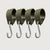 S-Haken – 4er Set | mit Gummischlaufe