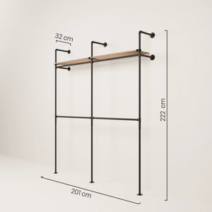 KIM DOUBLE 2 OAK – 2 étagères