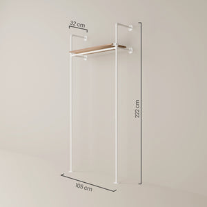 KIM 1 OAK – 1 top shelf | white