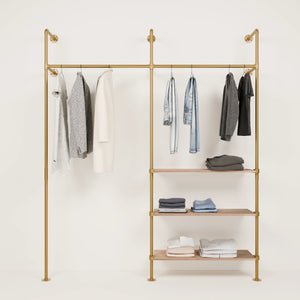 KIM 2 OAK – 3 Regalböden | Gold