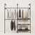 KIM DOUBLE 2 METAL – 3 shelves | Clothes rail with shoe rack