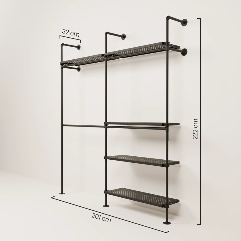 KIM DOUBLE 2 METAL – 5 ripiani