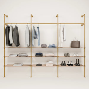 KIM 3 OAK – 9 Regalböden | Gold