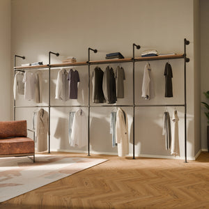 KIM DOUBLE 4 OAK – 4 Regalböden
