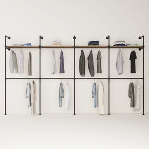 KIM DOUBLE 4 OAK – 4 Regalböden