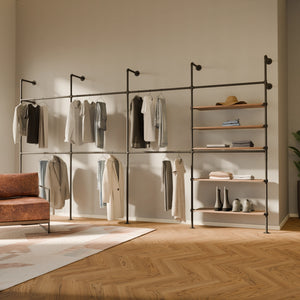 KIM DOUBLE 4 OAK – 5 Regalböden