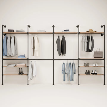 KIM DOUBLE 4 OAK – 10 étagères en haut