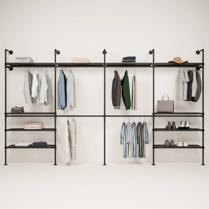 KIM DOUBLE 4 METAL – 10 shelves at the top