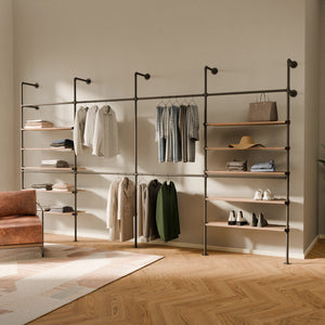 KIM DOUBLE 4 OAK – 10 Regalböden