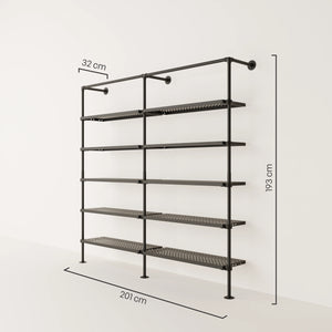TIM 2 METAL – 10 étagères