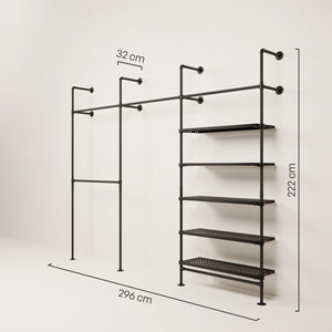Maße Kleiderschrank begehbar