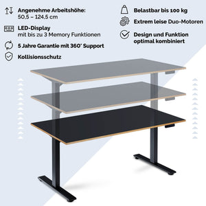 belastbarer elektrischer Schreibtisch